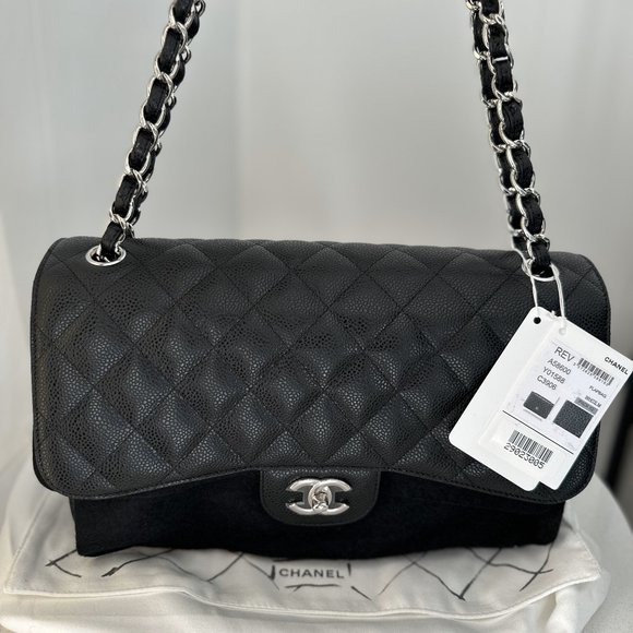 Chanel Timeless Classic Jumbo Flapbag NWT - Picture 1 of 15